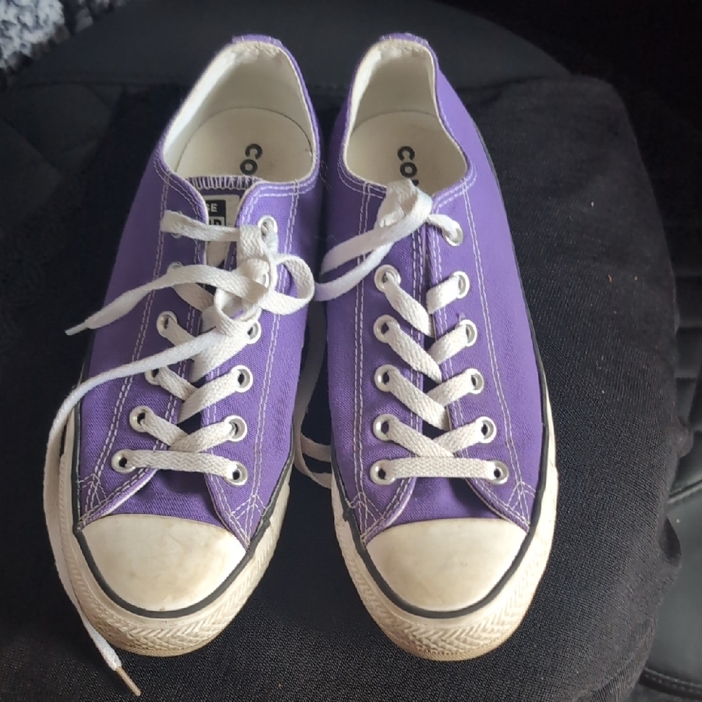 Converse Purple Low-Top Sneakers Men Size 6.5